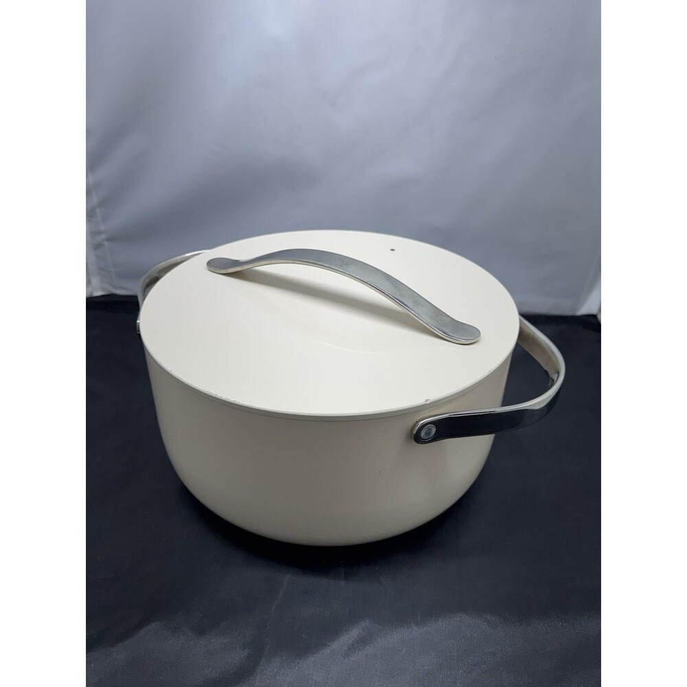 Caraway 6.5 Qt Nonstick Ceramic Dutch Oven With Lid Cream